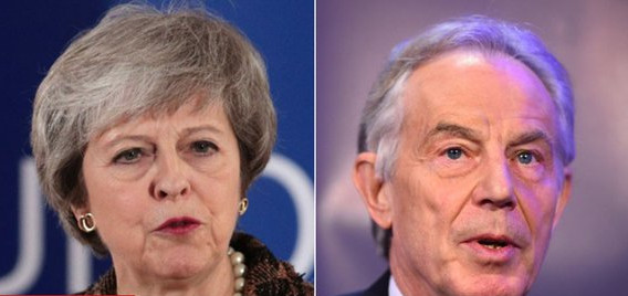 May geeft Blair uitbrander