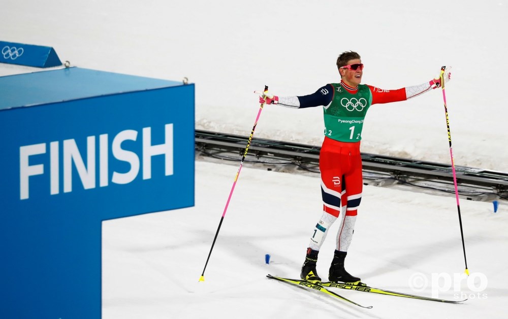 Johannes Høsflot Klæbo gaat na zijn goudjacht in Pyeongchang voor zijn eerste Tour de Ski-titel (Pro Shots/Action Images)