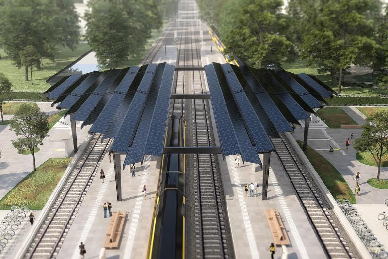 Delft krijgt primeur met energieneutraal treinstation  (Foto: Ministerie van Infrastructuur en Waterstaat)