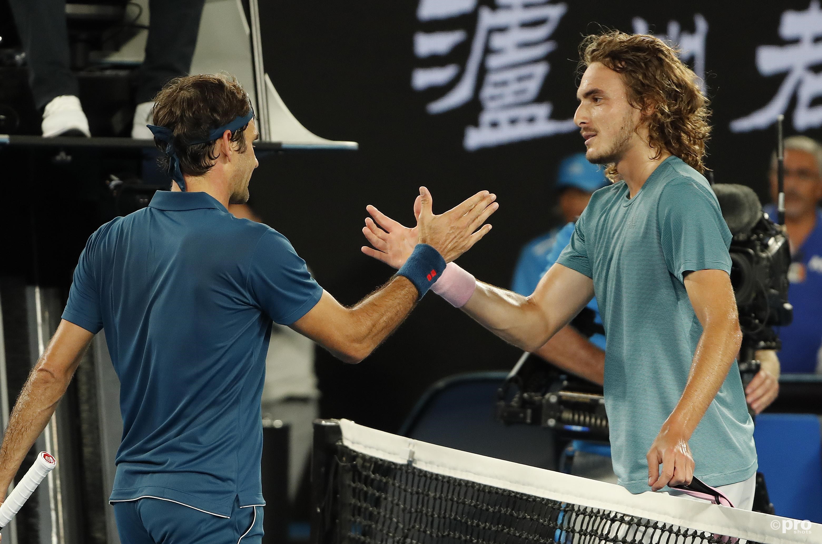 Tsitsipas boekte een wellicht historische overwinning op Federer (Pro Shots/Action Images)