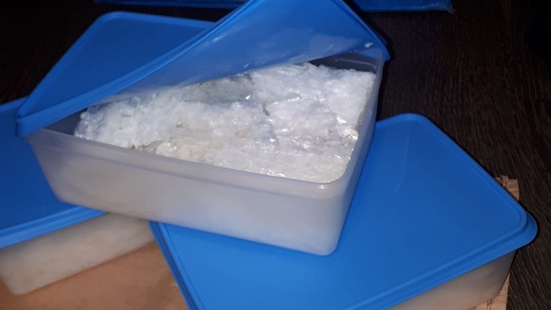 Politie vindt 13,2 kg Crystal Meth in spookwoning (Foto: Politie)