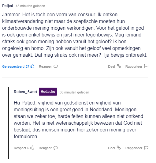 Censuur op NU.nl