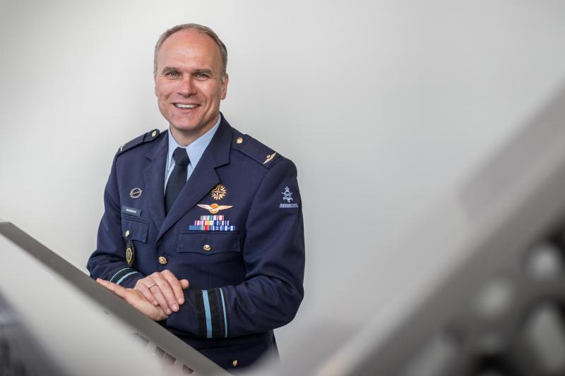 MIVD-directeur generaal-majoor Onno Eichelsheim was een van de gasten bij de oprichting van het Intelligence College in Europe (Foto: Defensie)