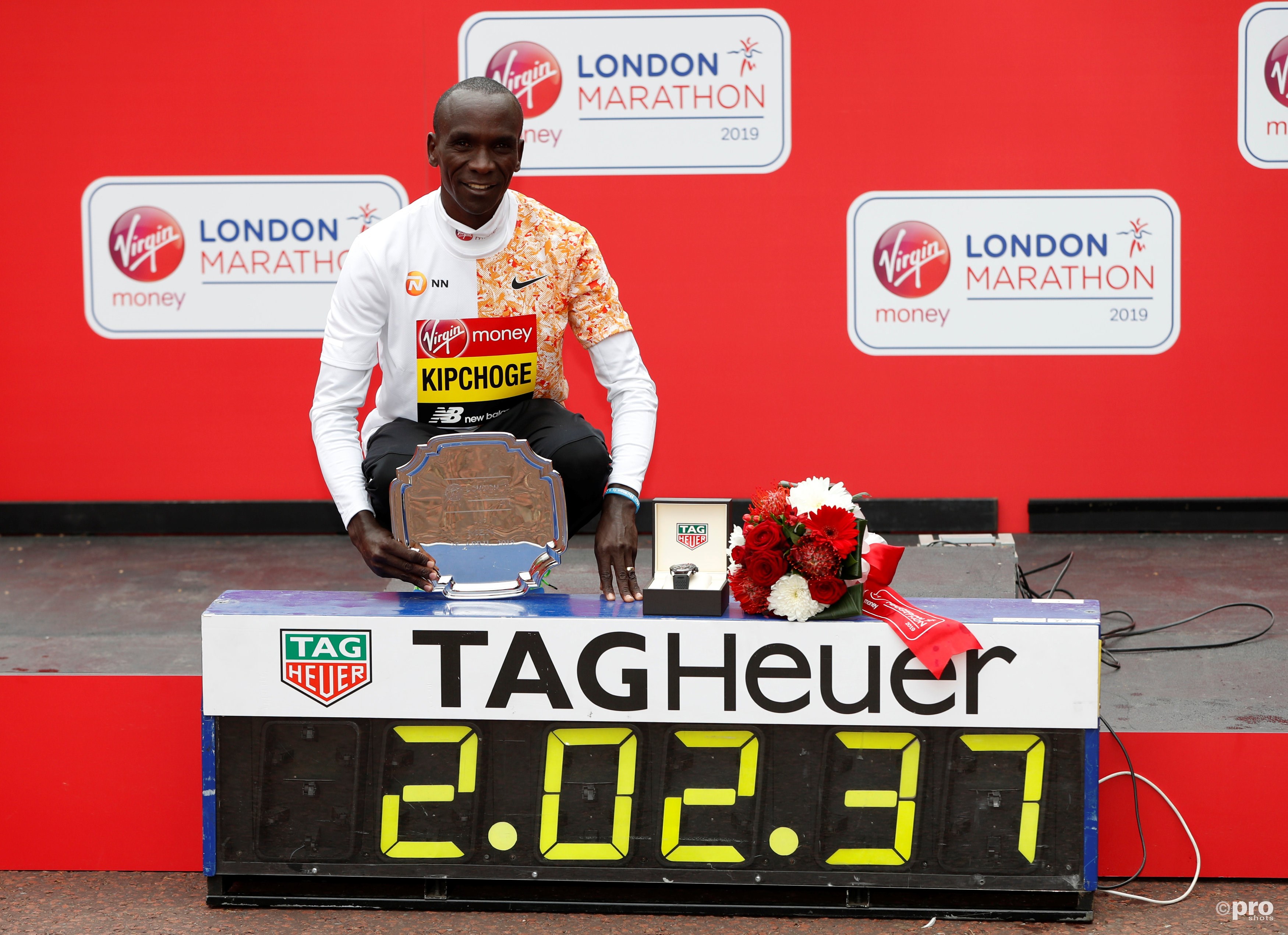 Winnaar marathon Londen. (PRO SHOTS/Action Images)