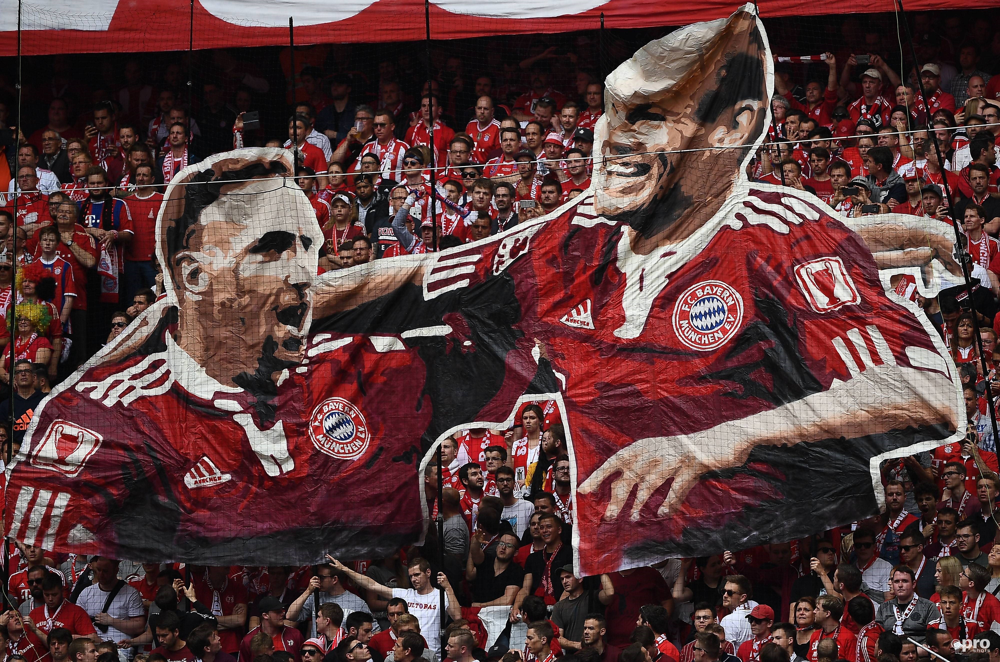 Bayern neemt afscheid van Ribery en Robben. (PRO SHOTS/Imago)