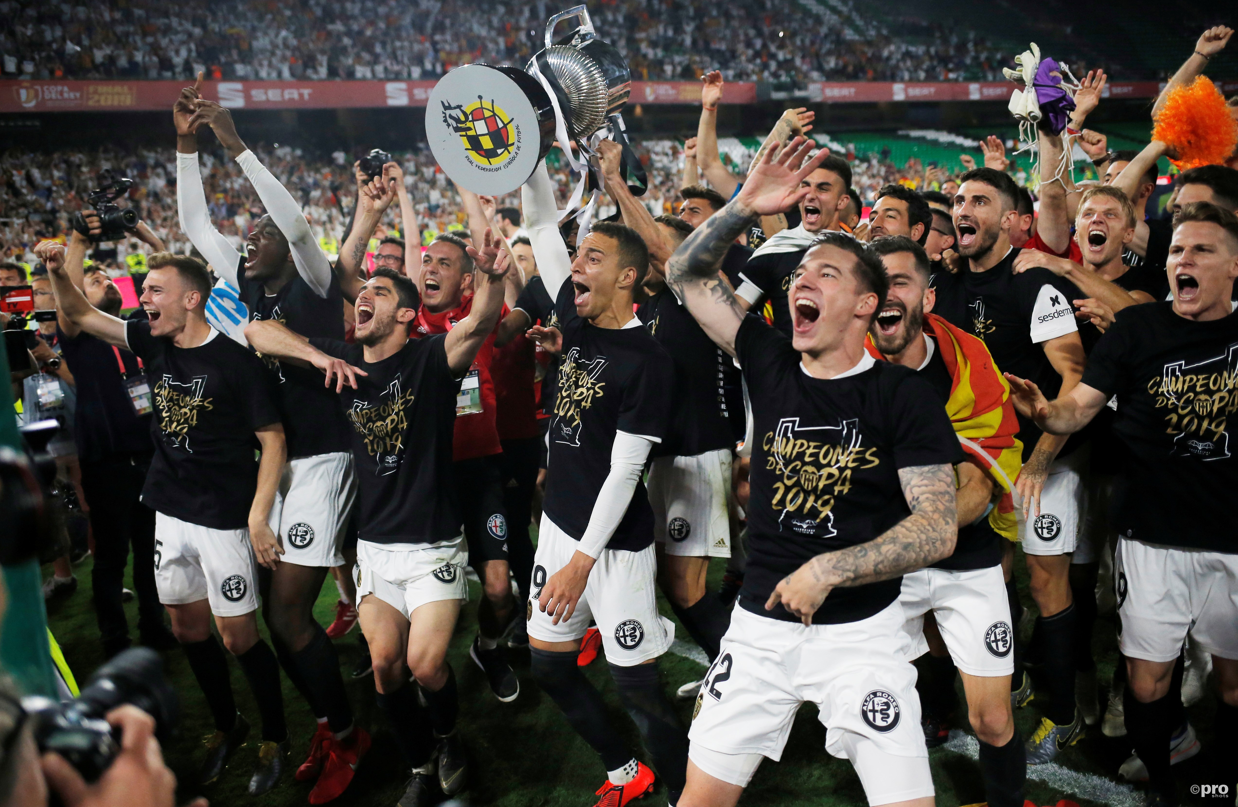 Valencia wint de Copa del Rey. (PRO SHOTS/Action Images)