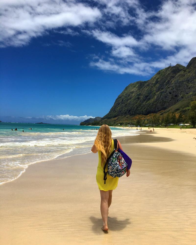 Hoe-die-nie & Semtex genieten van een prachtige vakantie op Hawaii (Foto: Hoe-die-nie & Semtex)