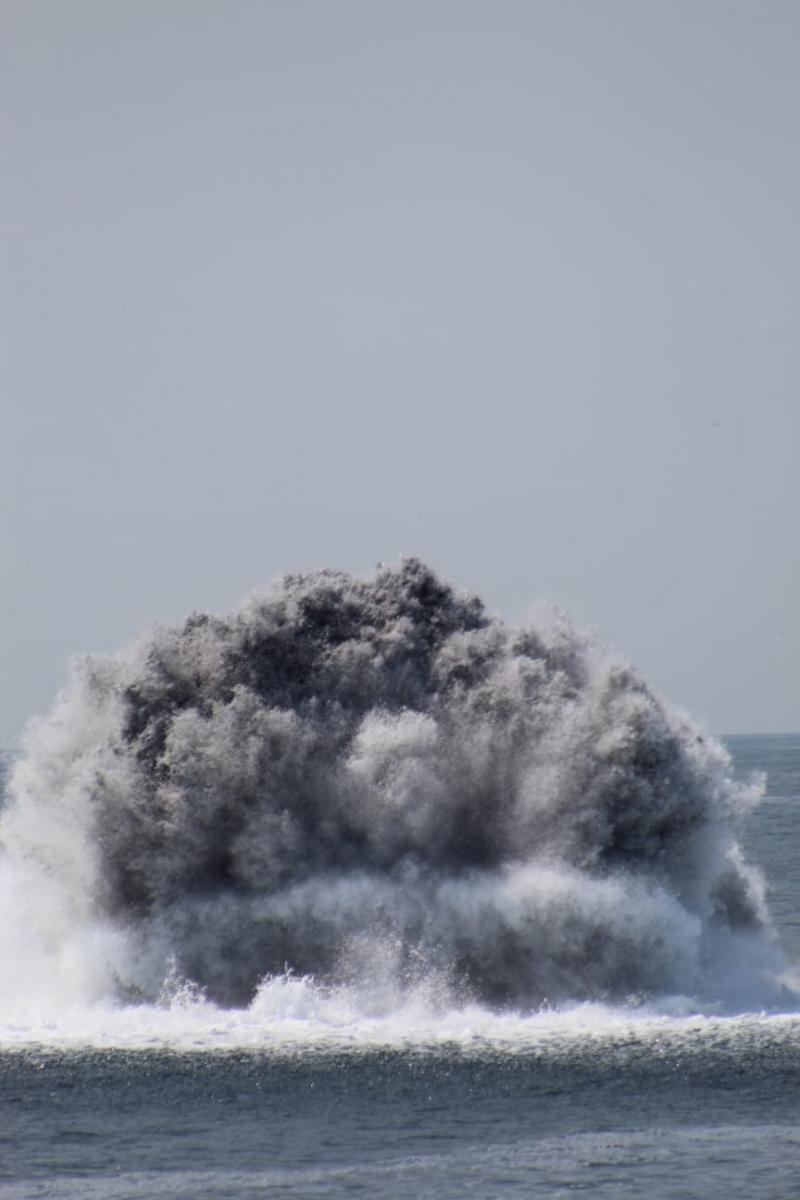 Nederlandse marine en NAVO-schepen ruimen 10 explosieven op Noordzee