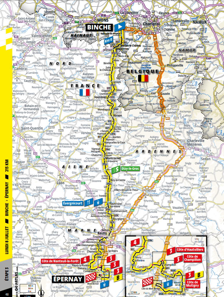 De route van vandaag (Bron: Letour.fr)