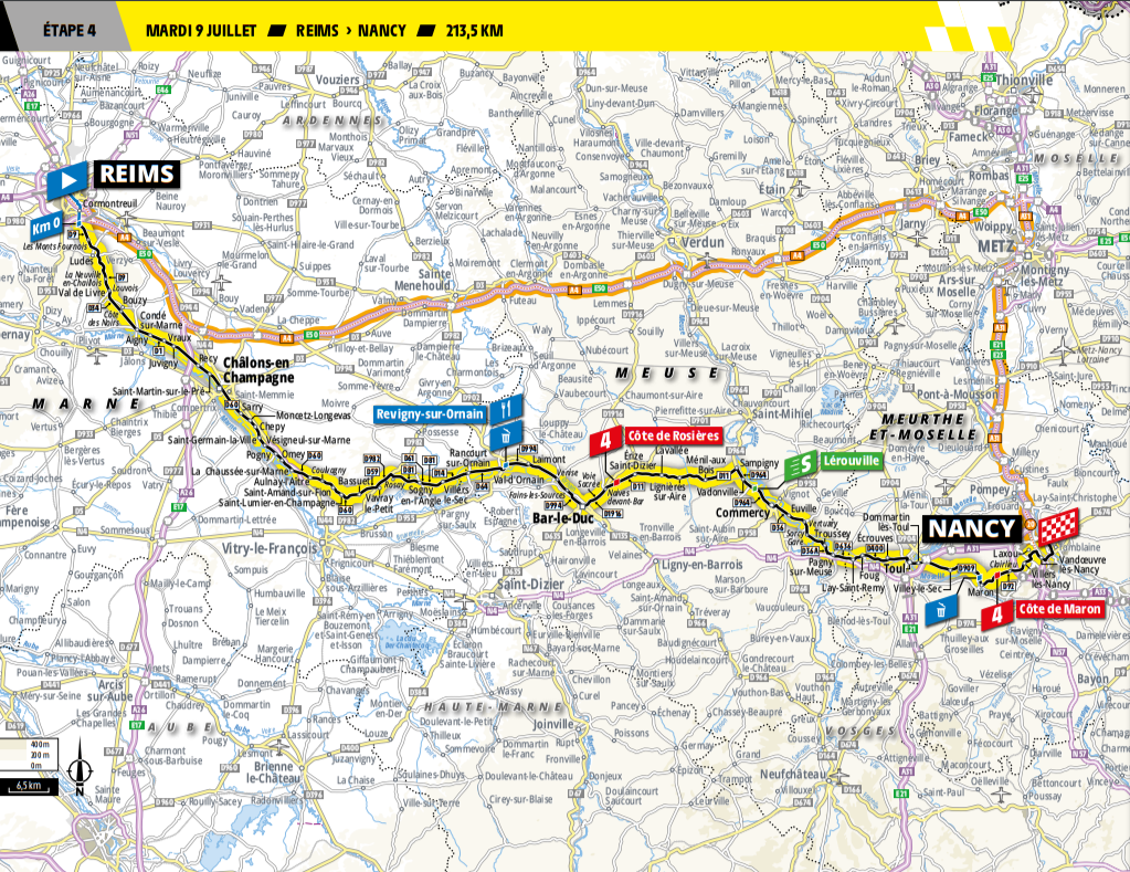 De route van vandaag (Bron: Letour.fr)