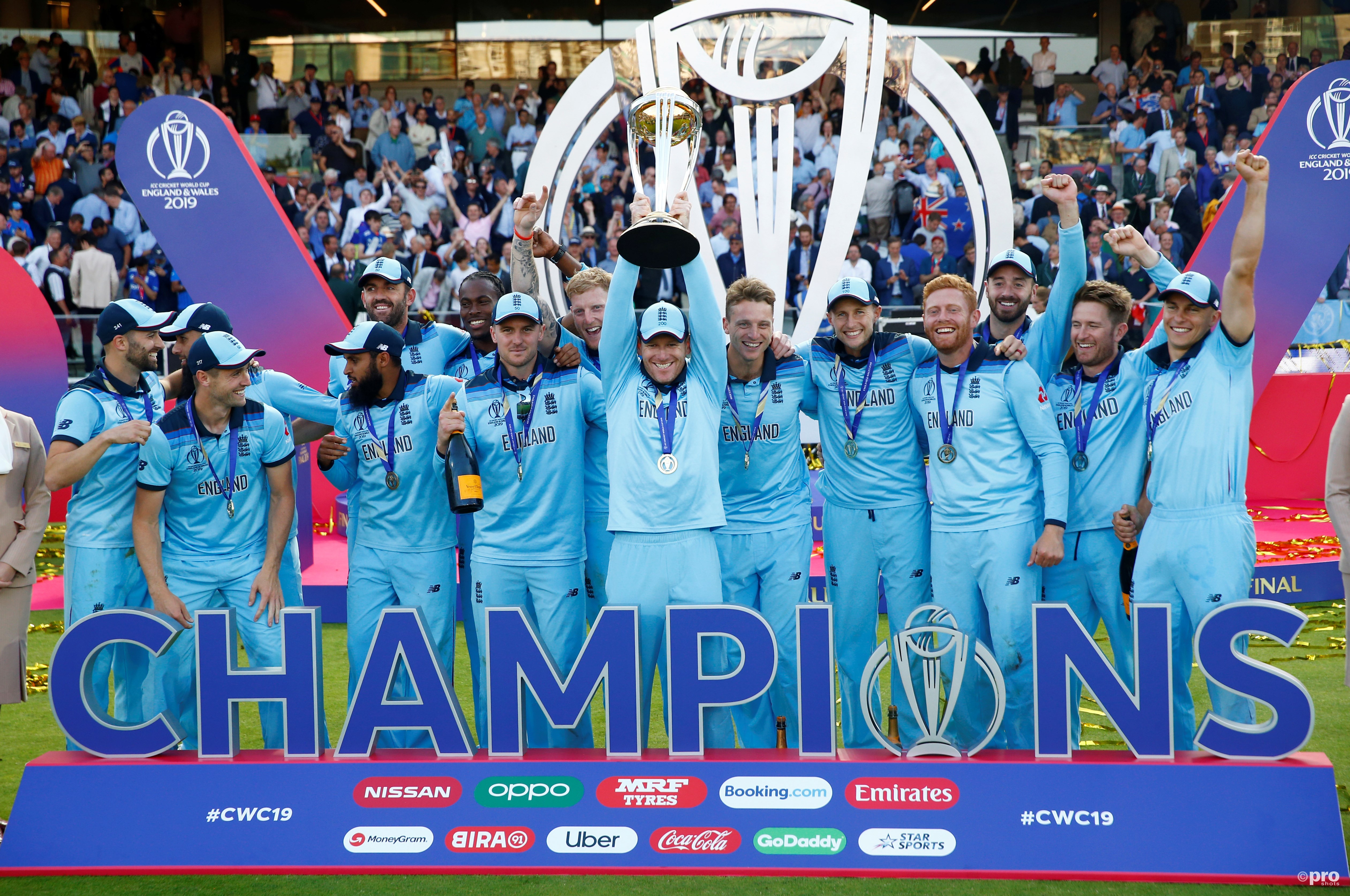 Engeland wereldkampioen cricket. (PRO SHOTS/Action Images)