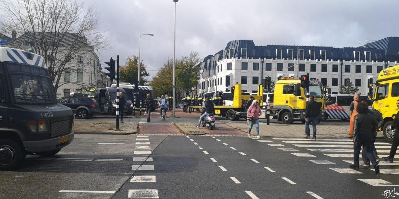 Totale chaos in Den Haag (Foto: FOK!)
