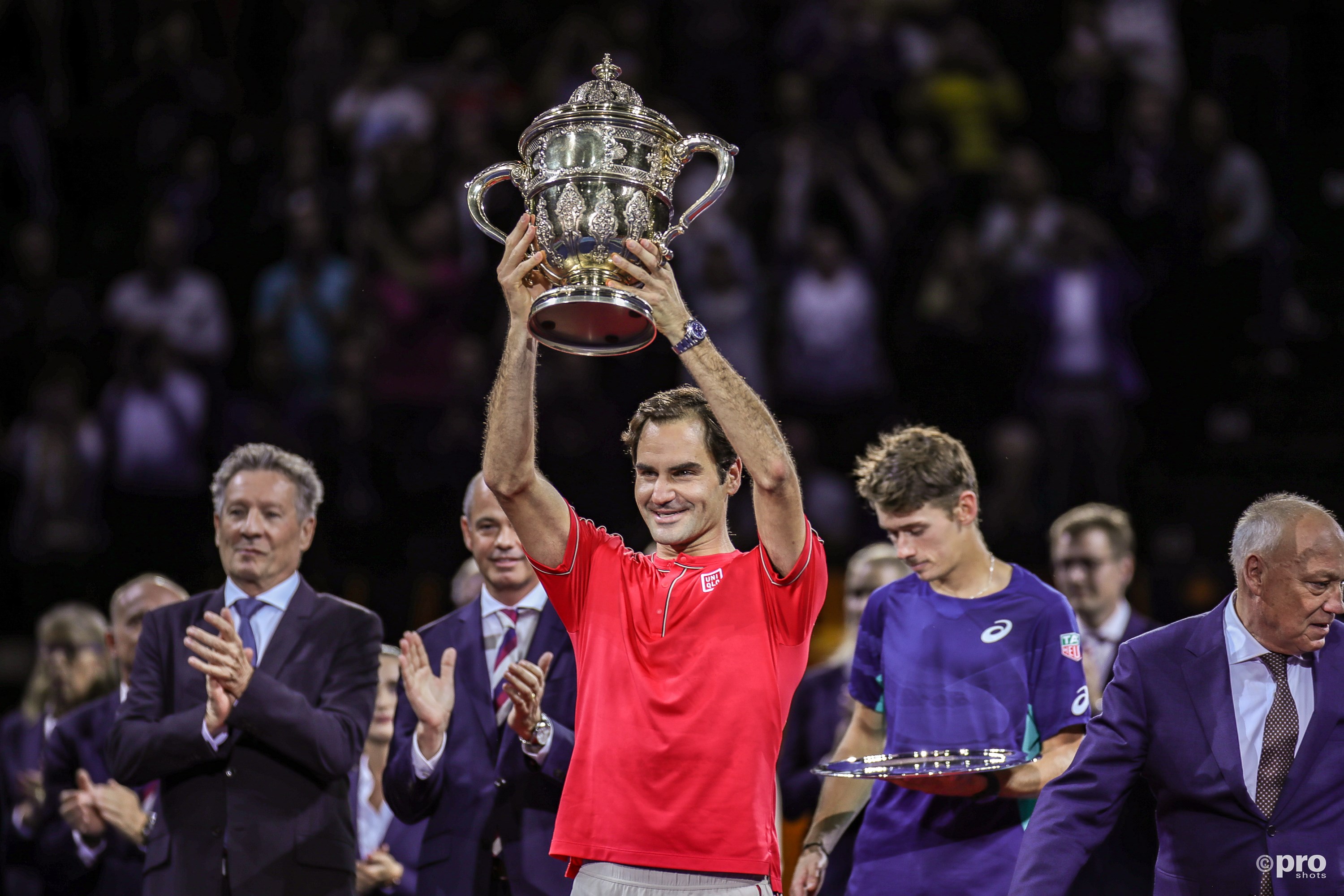 Federer wint in Basel. (PRO SHOTS/Imago)