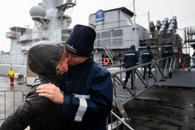 Marineschip weer in Den Helder na NAVO-inzet (Afbeelding: Defensie)