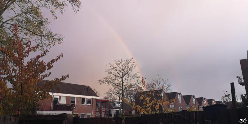 Een zichtbare regenboog (Foto: FOK!)