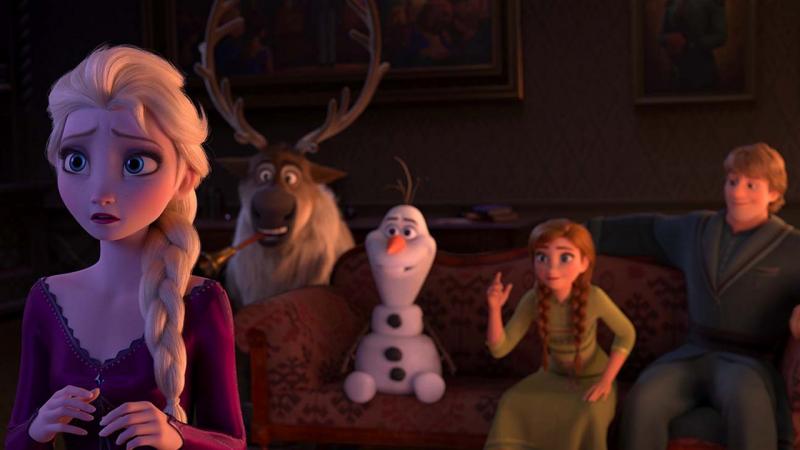 Frozen II: Elsa, Sven, Olaf, Anna en Kristof