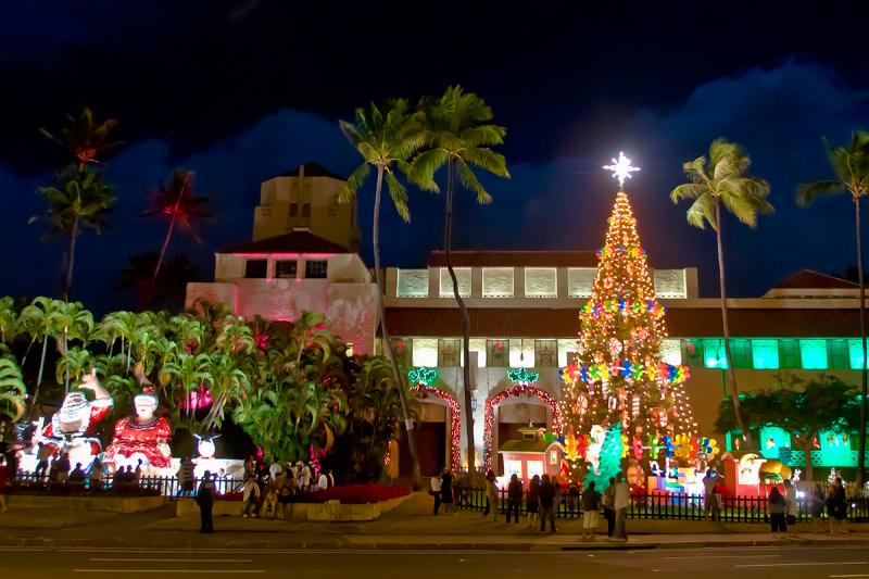 Kerstmis in Hawai!  (Foto: Een vriend van qltel)