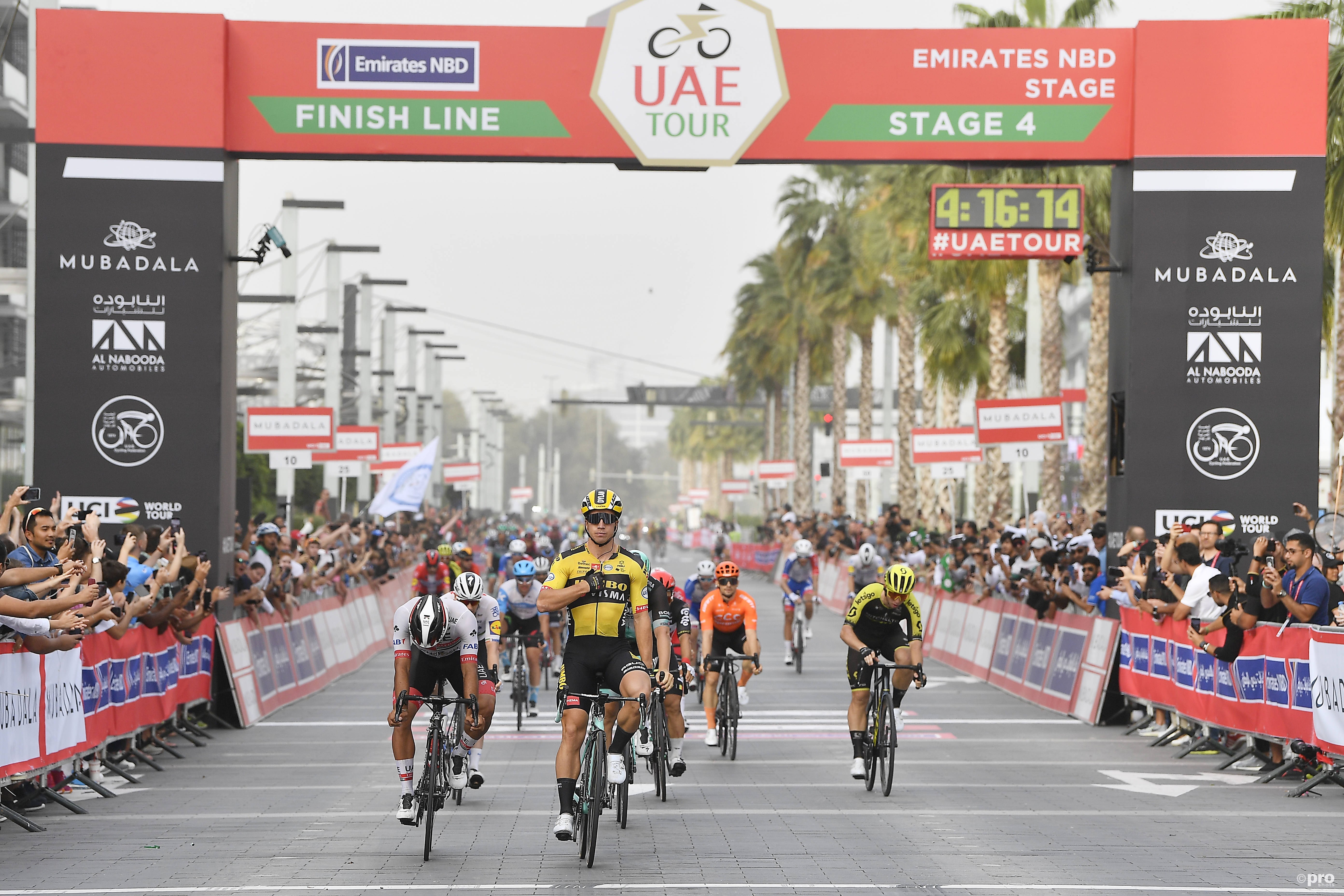 Groenewegen sprint naar zege in rit vier UAE Tour (Pro Shots / Zuma Press)