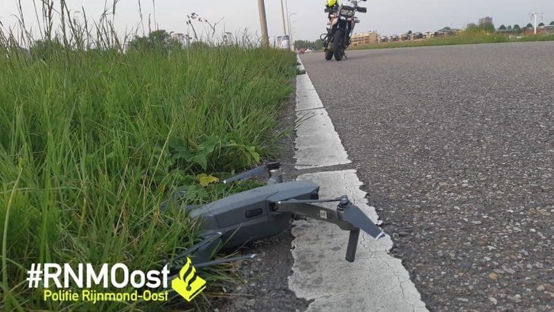 De bewuste drone (afbeelding: Politie Rijnmond-Oost)