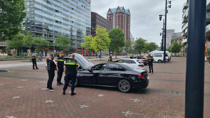 Patseraanpak op de Meent in Rotterdam (Afbeelding: Politie)