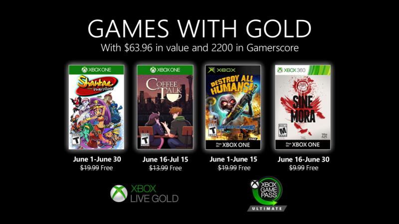Games With Gold Juni