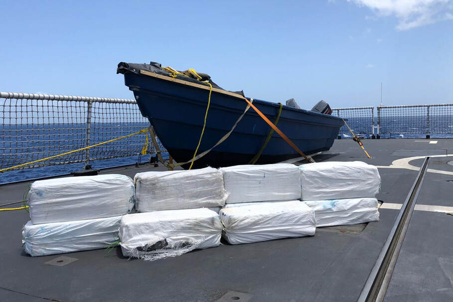 De vangst (foto: Ministerie van Defensie)