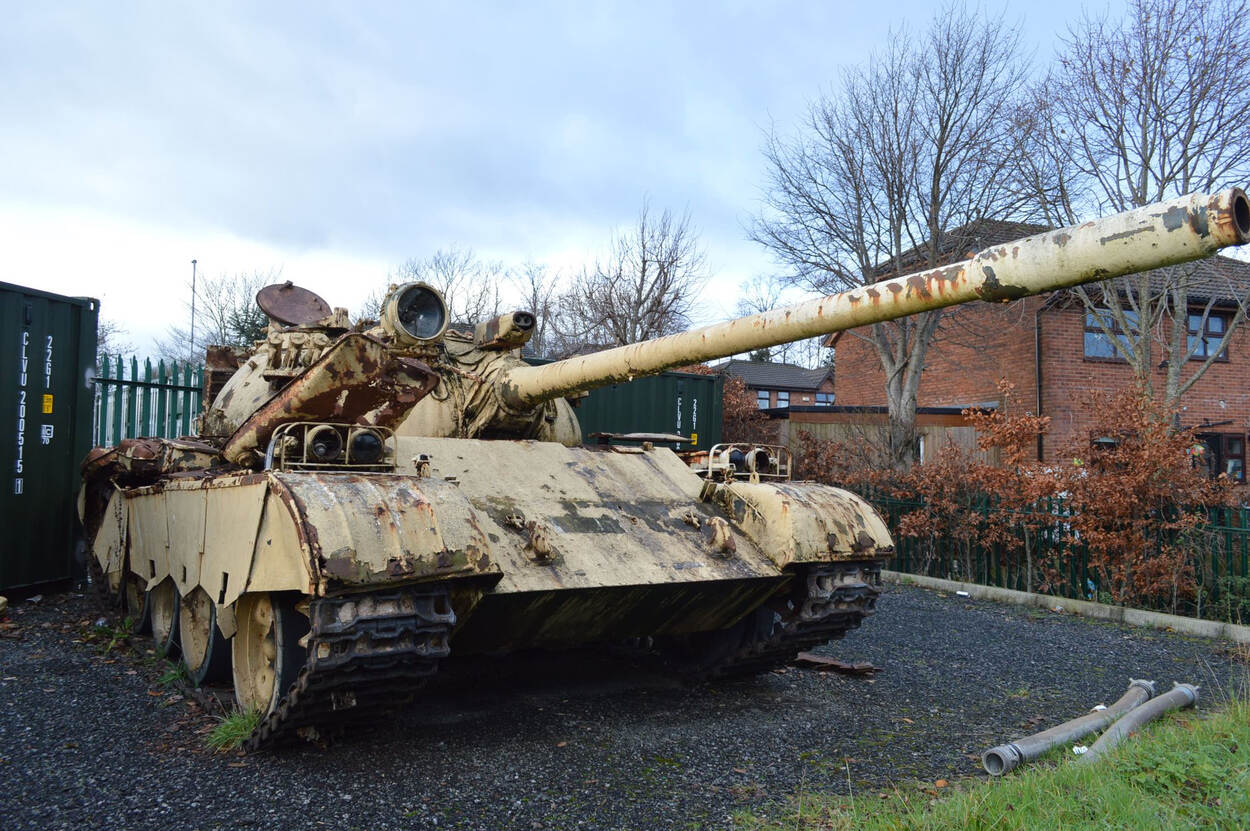 Tweede leven voor tank (foto: sergeant-majoor Maartje Roos, Ministerie van Defensie)