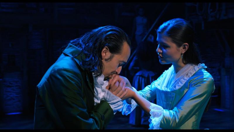 Hamilton: Lin-Manuel Miranda als Alexander Hamilton en Phillipa Soo als Eliza Schuyler
