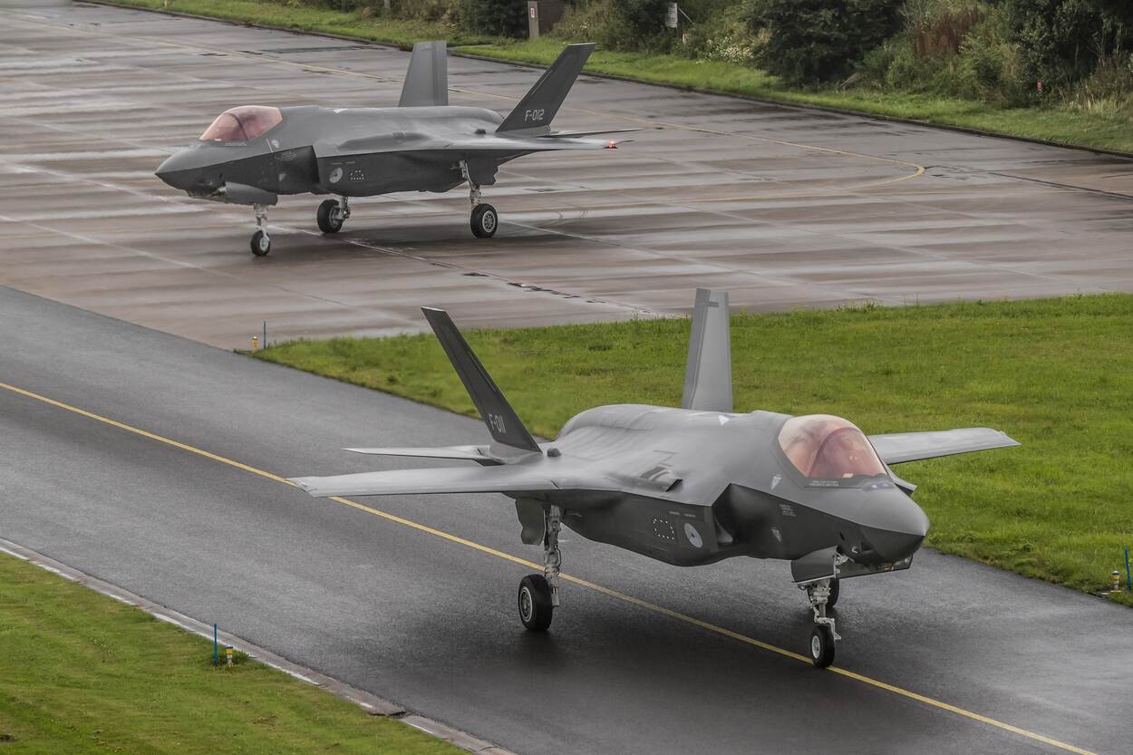 De 2 nieuwe F-35's (foto: Ministerie van Defensie)