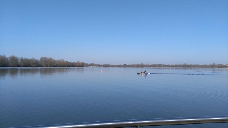 Hoe sterk is de eenzame waterfietser (Foto: qltel)