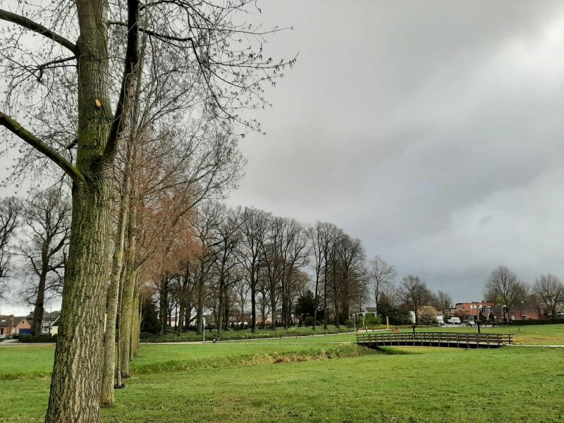 Het scholtenburgpark in Winterswijk onder de bewolking (Foto: _UserName_)