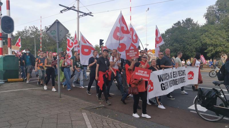 Woonprotest Westerpark Amsterdam 2021 (Foto: FOK!/DJMO)