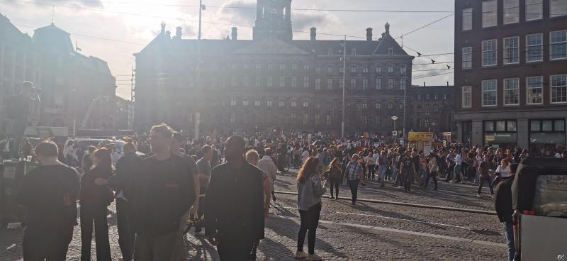 Woonprotest Westerpark Amsterdam 2021 (Foto: FOK!/DJMO)