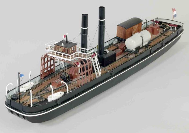 Model van de spoorboot die tussen Enkhuizen en Stavoren voer (WikiCommons/Modelspoormuseum)