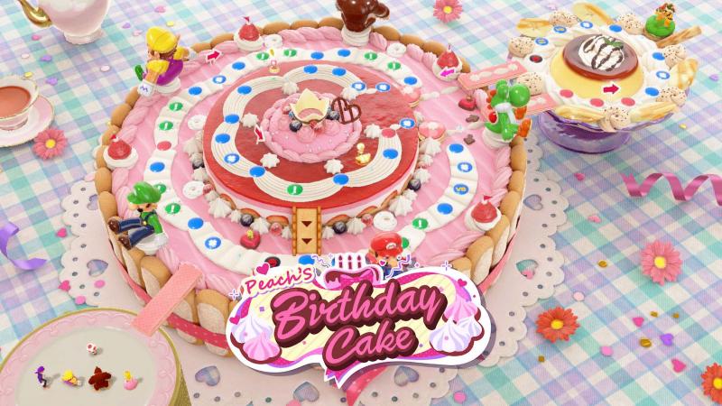 Mario Party Superstars Birthday Cake