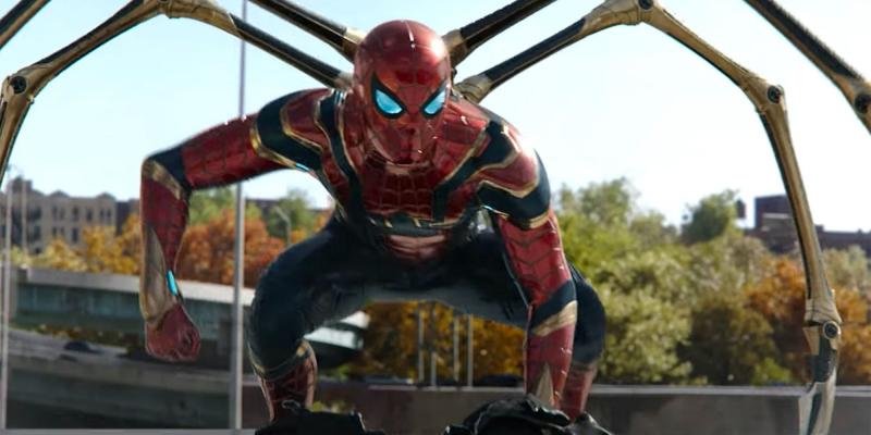 Spider-Man in Iron Spider outfit