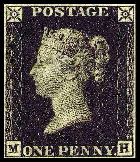 Het nutteloze feitje van de dag: hele oude postzegel (WikiCommons/General Post Office of the United Kingdom of Great Britain and Ireland)