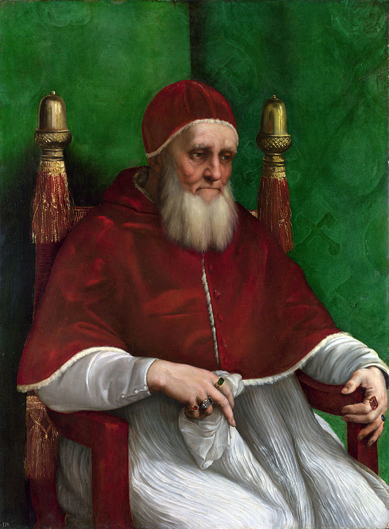 Het nutteloze feitje van de dag: Snel een nieuwe paus (WikiCommons/Raphael/National Gallery, London)