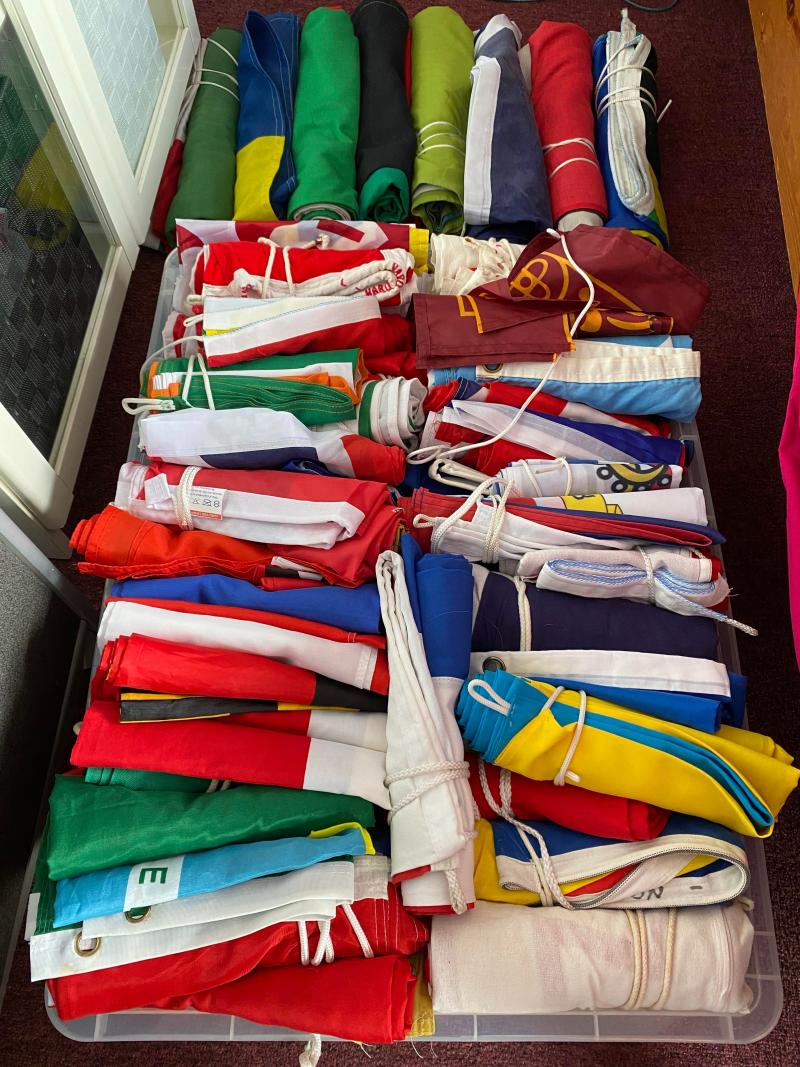 De collectie vlaggen van TARAraboemdijee  (Foto: TARAraboemdijee )