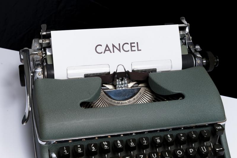 Cancel! (Foto:Pixabay)