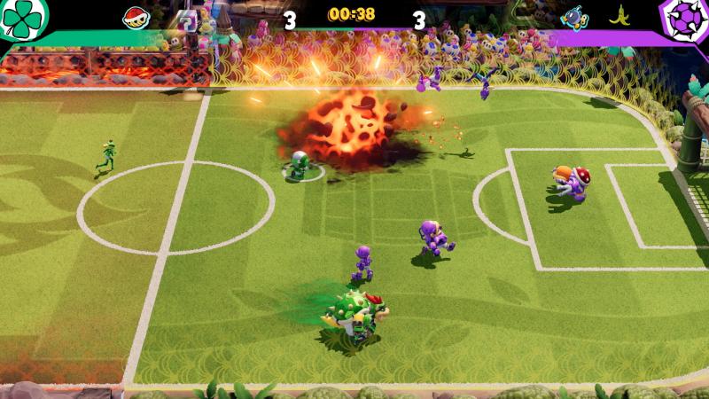 Mario Strikers Battle League Gameplay