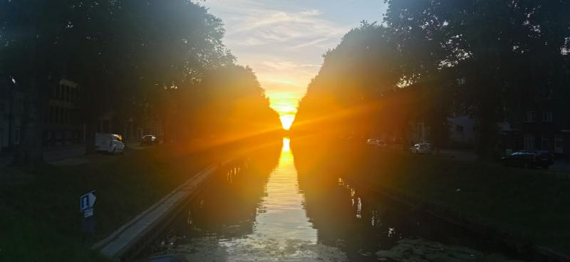 Prachtige zonsondergang in Den Bosch (Foto:DJMO)