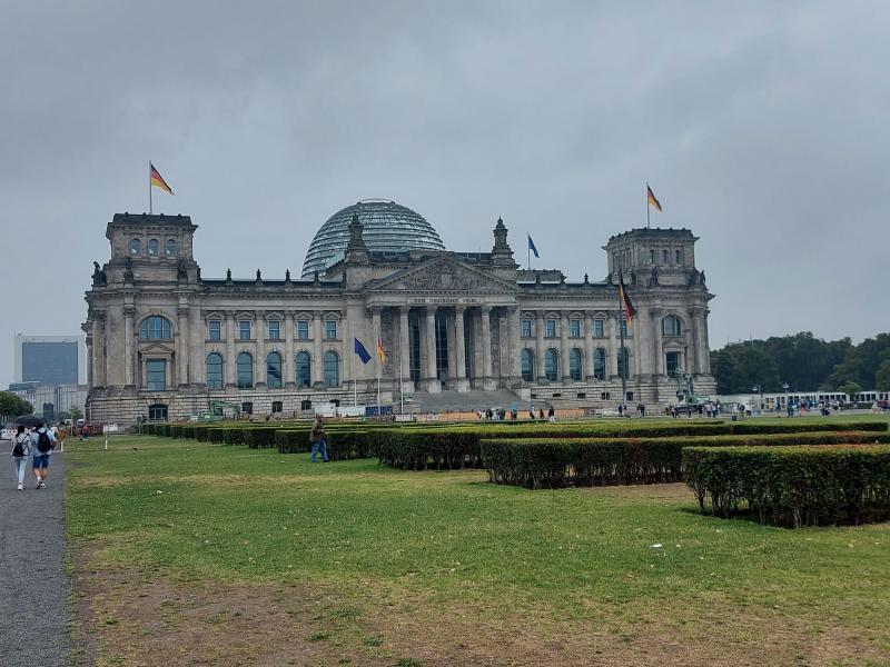 De Rijksdag in Berlijn tijdens een regenachtig weekend (Foto:qltel)