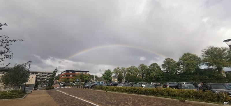 Regenboog boven Castricum (Foto: DJMO)