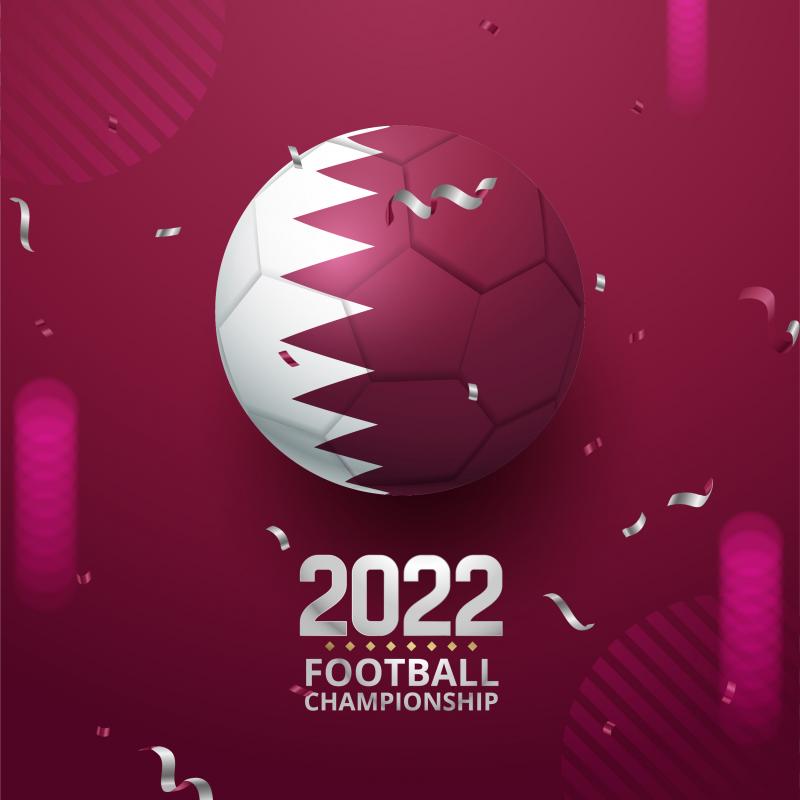 WK Voetbal Qatar 2022 (Foto: Malikadesign on Freepik)