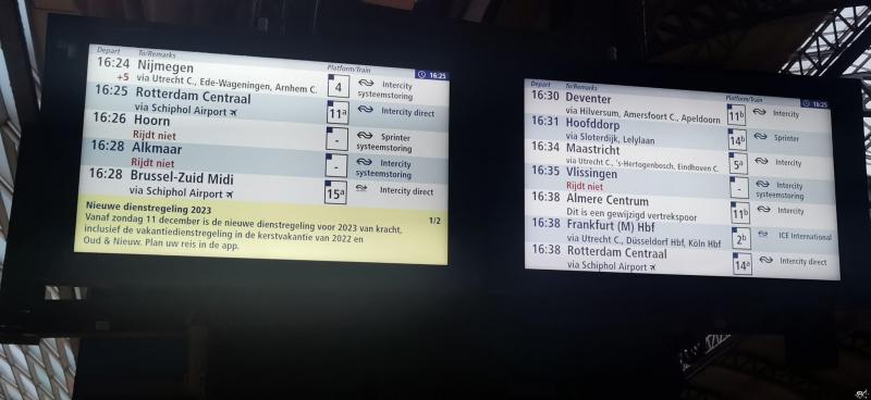 Systeemstoring zorgt voor trein uitval van en naar Alkmaar  (Foto: FOK!/DJMO )