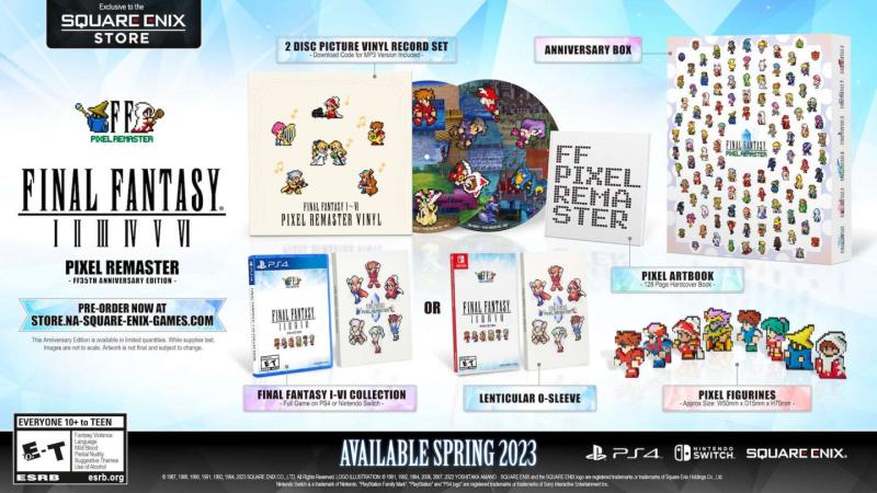 Final Fantasy I - VI Pixel Remaster FF35th Anniversary Edition