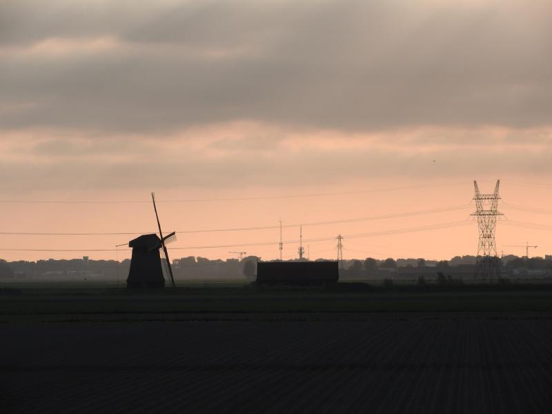 Zonsondergang bij de Zuidschermer. (Foto: Pukeko)