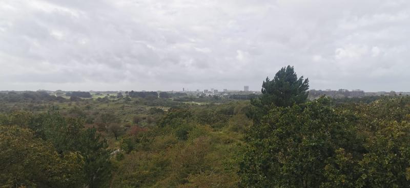 Uitziht vanaf het visscherspad in Zuid-Kennemerland (Foto: DJMO)