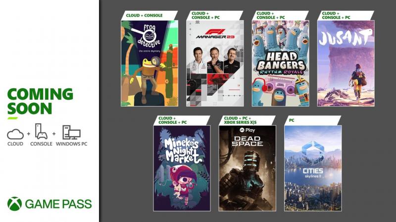 Xbox GamePass Oct 2023